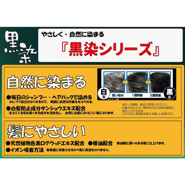 Kurobara Honpo Black Dye Shampoo 500ML
