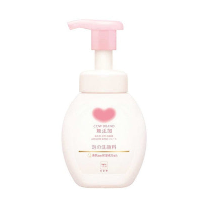 Milk Soap Cow Brand Additive-Free Foaming Facial Cleanser with Pump
