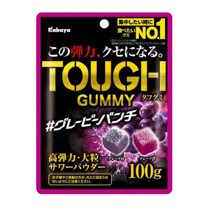 Kabaya Tough Gummies Grape Punch 100g