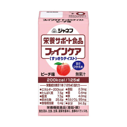 Kewpie Janef Fine Care Refreshing Taste Peach Flavor 125ml