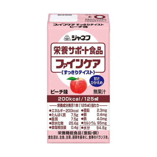 Kewpie Janef Fine Care Refreshing Taste Peach Flavor 125ml