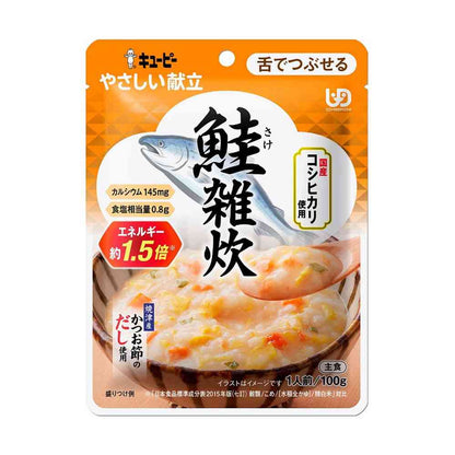 Kewpie Gentle Menu Salmon Rice Porridge [Can be mashed with tongue] 100g