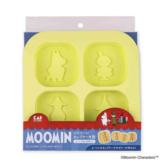 KAI Group Silicone Cupcake Mold (Moomin Valley Friends)
