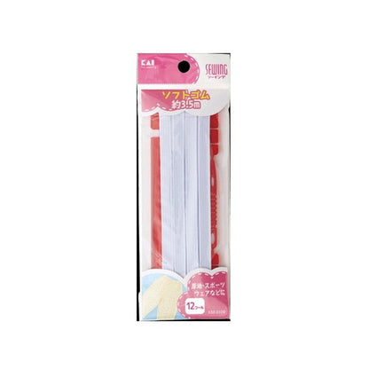 KM3109 Soft Rubber 12 Call (Threading Tool & Ruler Included) Approx. 3.5m