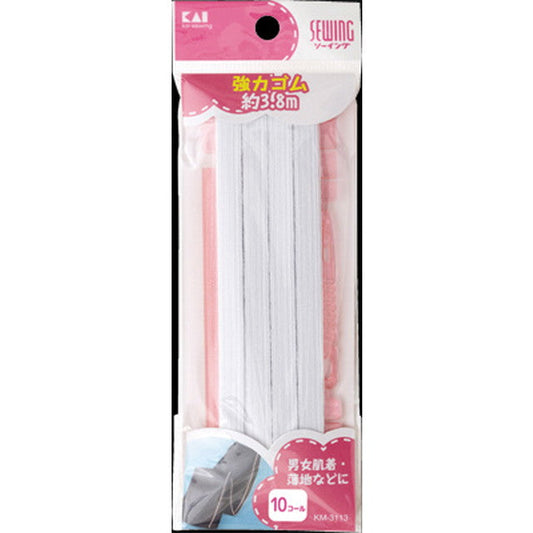 KM3113 Strong Rubber 10 Call (With String Threader and Ruler) Approx. 3.8m