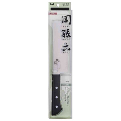 Kai Corporation Seki Magoroku Wakadake Nakiri Knife 165mm AB5424