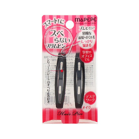 Mapepe Non-Slip Slim Pins (2 Pieces) Black