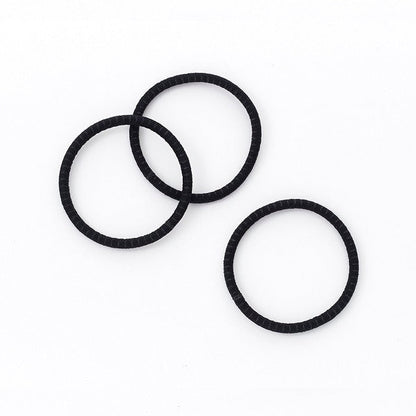 Mapepe Anti-Static OFF Ring Hair Ties 3P Black