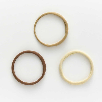 Shanti Mappe Washable Ring Rubber Beige Tone (3 Pieces)