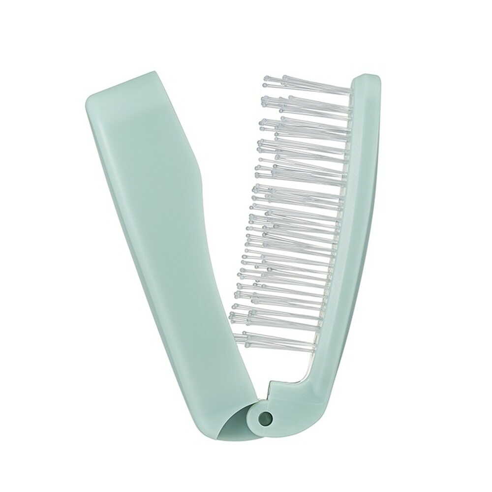 Shanti Mappe Detangling Brush Folding Pocket Grayish Mint