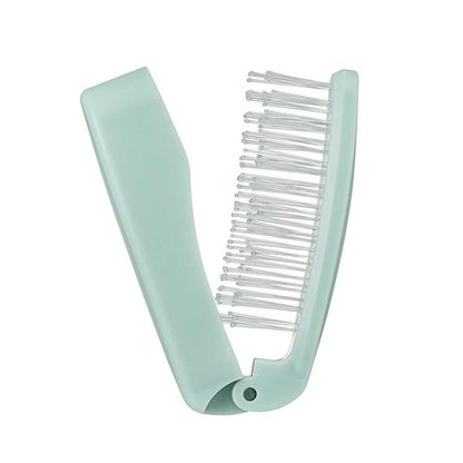 Shanti Mappe Detangling Brush Folding Pocket Grayish Mint