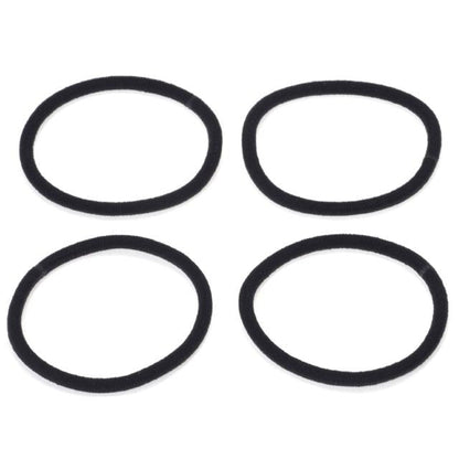 Shanti Mapepe Soft Ring Hair Ties Black 4 Pieces