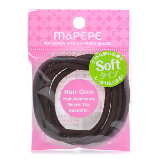 Shanti Mapepe Soft Ring Hair Ties Brown 4 Pieces