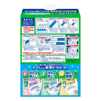 Johnson Scrubbing Bubbles Toilet Stamp Fresh Soap Refill 24 Uses (38g x 4)