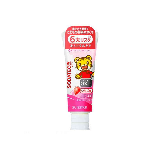 [Quasi-Drug] Sunstar Sodateco Kids Toothpaste Strawberry 70g