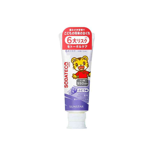 Suntory Sodateco Children's Toothpaste Grape 70g