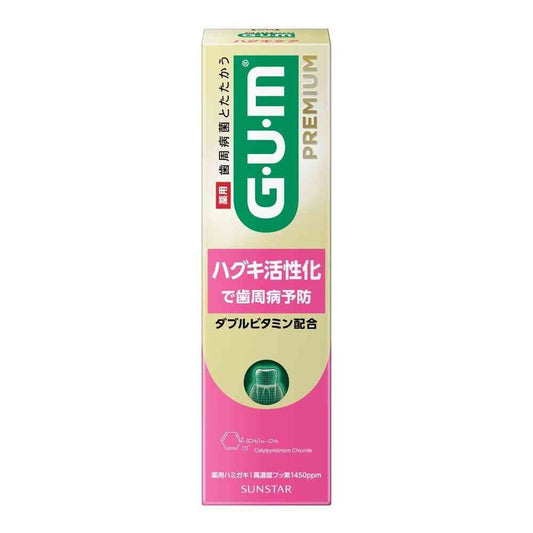 [Quasi-Drug] Sunstar Gum Premium Dental Paste Gums Care 90g