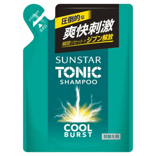 Sunstar Tonic Shampoo COOL BURST Refill 340ml