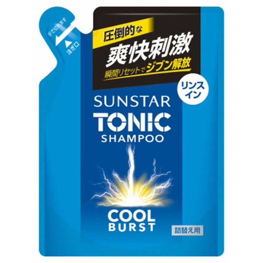 Sunsstar Tonic Shampoo COOL BURST Rinse-in Refill 340ml
