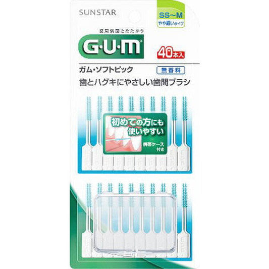 GUM Periodontal Care Soft Picks 40P Size SS-M