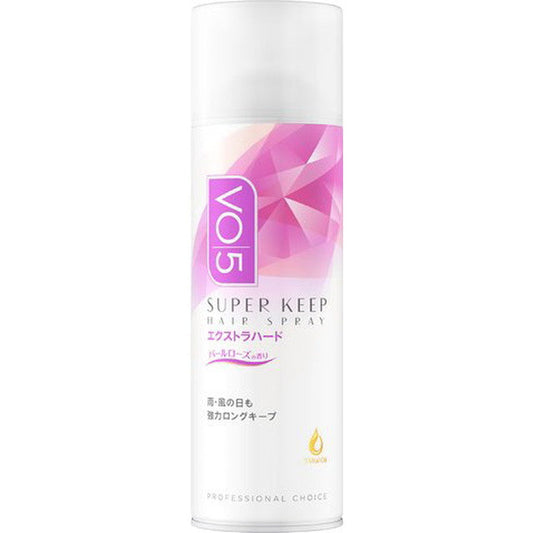 VO5 Super Keep Hair Spray Extra Hard Pearl Rose Scent 330g