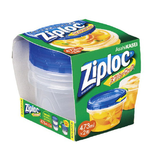 Ziploc Screw Lock 473ml 2 Pieces