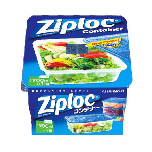Ziploc Container Rectangular 1900ml 1 Piece