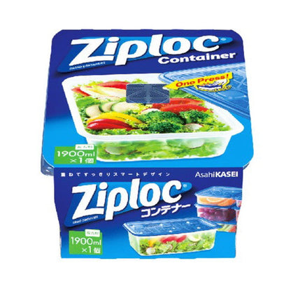 Ziploc Container Rectangular 1900ml 1 Piece