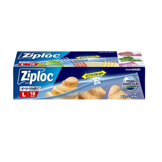 Asahi Kasei Ziploc Easy Zipper L 18 Sheets