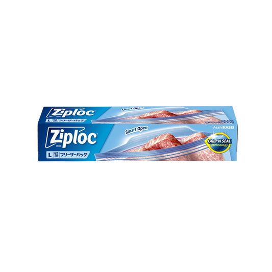 Asahi Kasei Ziploc Freezer Bags L 12 Pieces