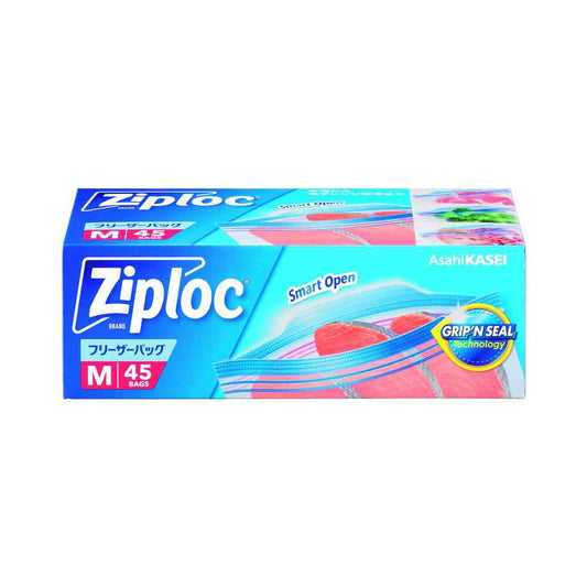 Asahi Kasei Ziploc Freezer Bag M 45 Sheets