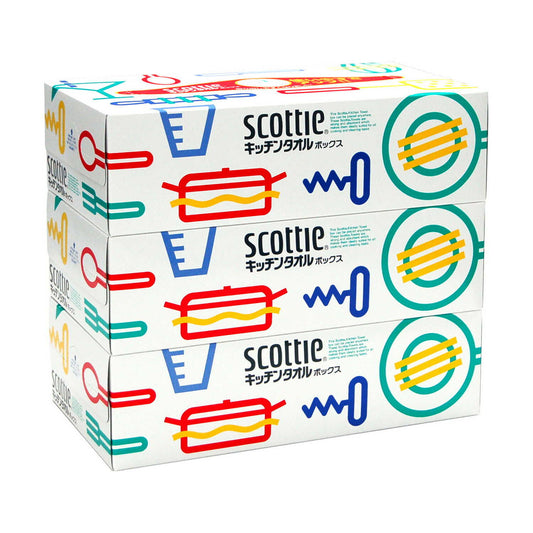 Kleisia Scottie Kitchen Towel Box 75W x 3 Packs
