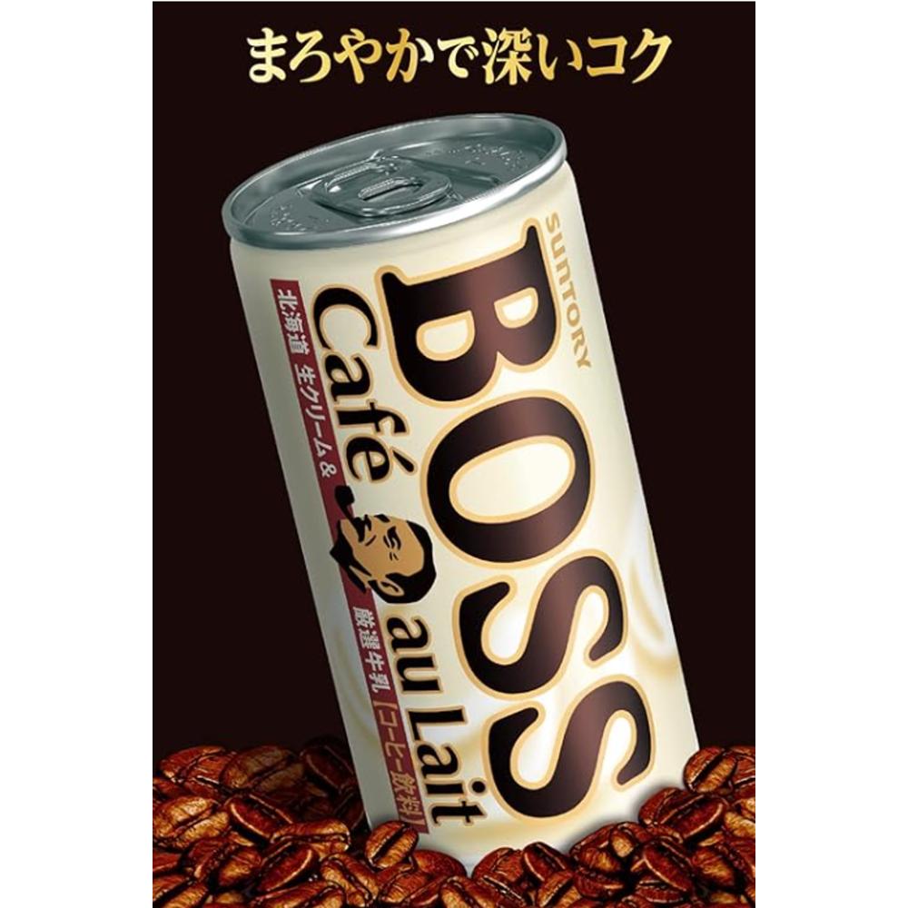 Suntory Boss Cafe Au Lait 185g x 6