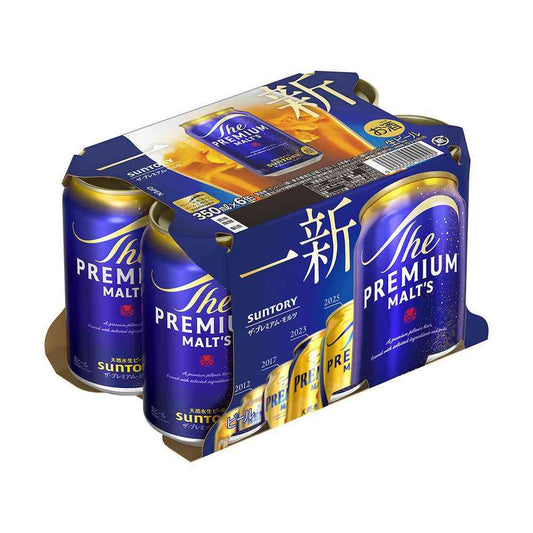 Suntory The Premium Malt's 350ml x 6