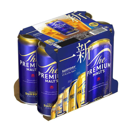 Suntory The Premium Malt's 500ml x 6
