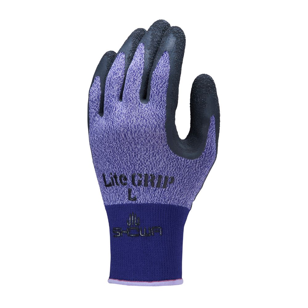Showa Glove Light Grip L Purple No. 341, 1 Pair