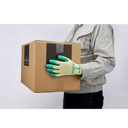 Showa Gloves #313 Grip (Soft Type) L Green 3 Pairs