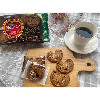 Sanritsu Genji Pie Deep Roasted Coffee 9 Pieces