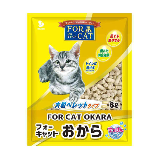 Shin Tohoku Chemical For Cat Okara Soap Scent 6L
