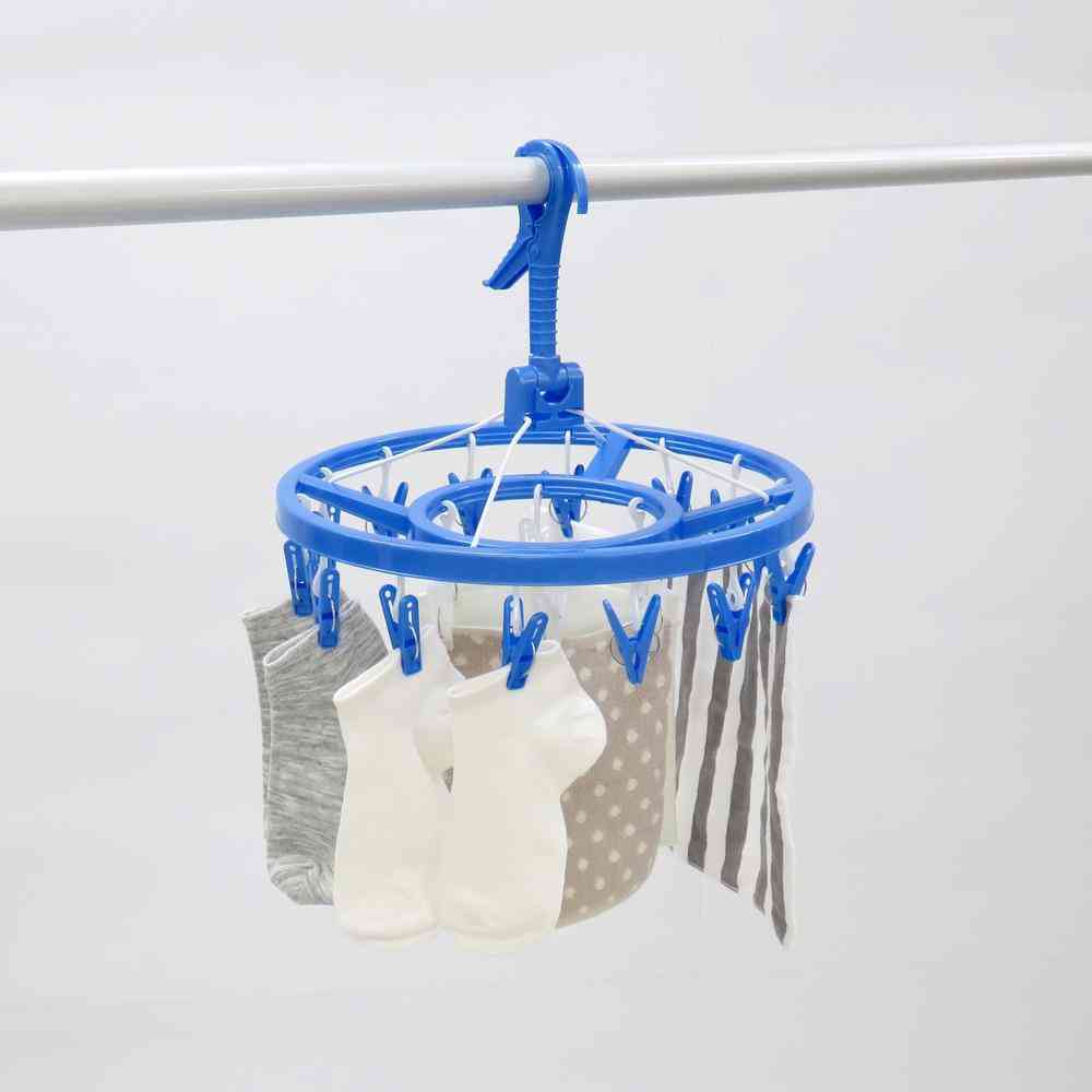 Towa Industry NSR Round Hanger with 20 Clips (1 piece)