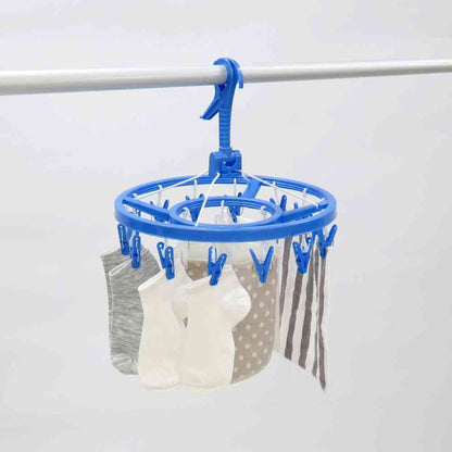 Towa Industry NSR Round Hanger with 20 Clips (1 piece)