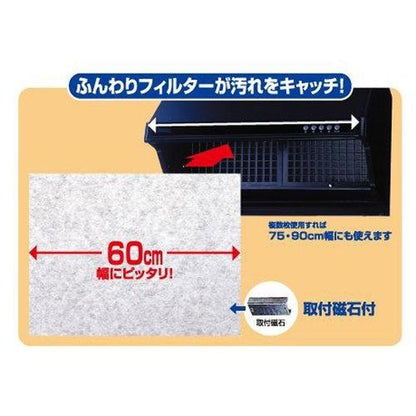 Fluffy Filter Cut to 60cm with Magnet