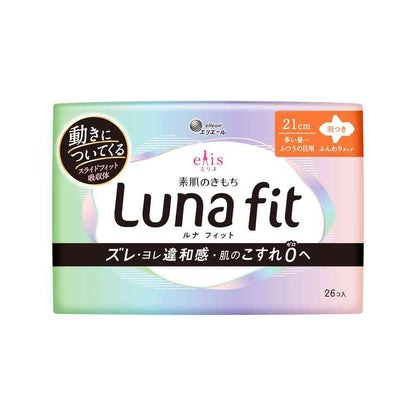 Daio Paper Elis Skin Feel Luna Fit Heavy Day to Normal Use 21cm with Wings 26 Sheets