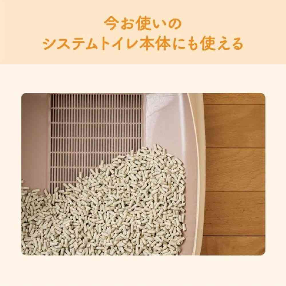 Daio Paper Kimiomoi Powerful Deodorizing & Antibacterial Cat Litter for System Toilets Large Granules 4L