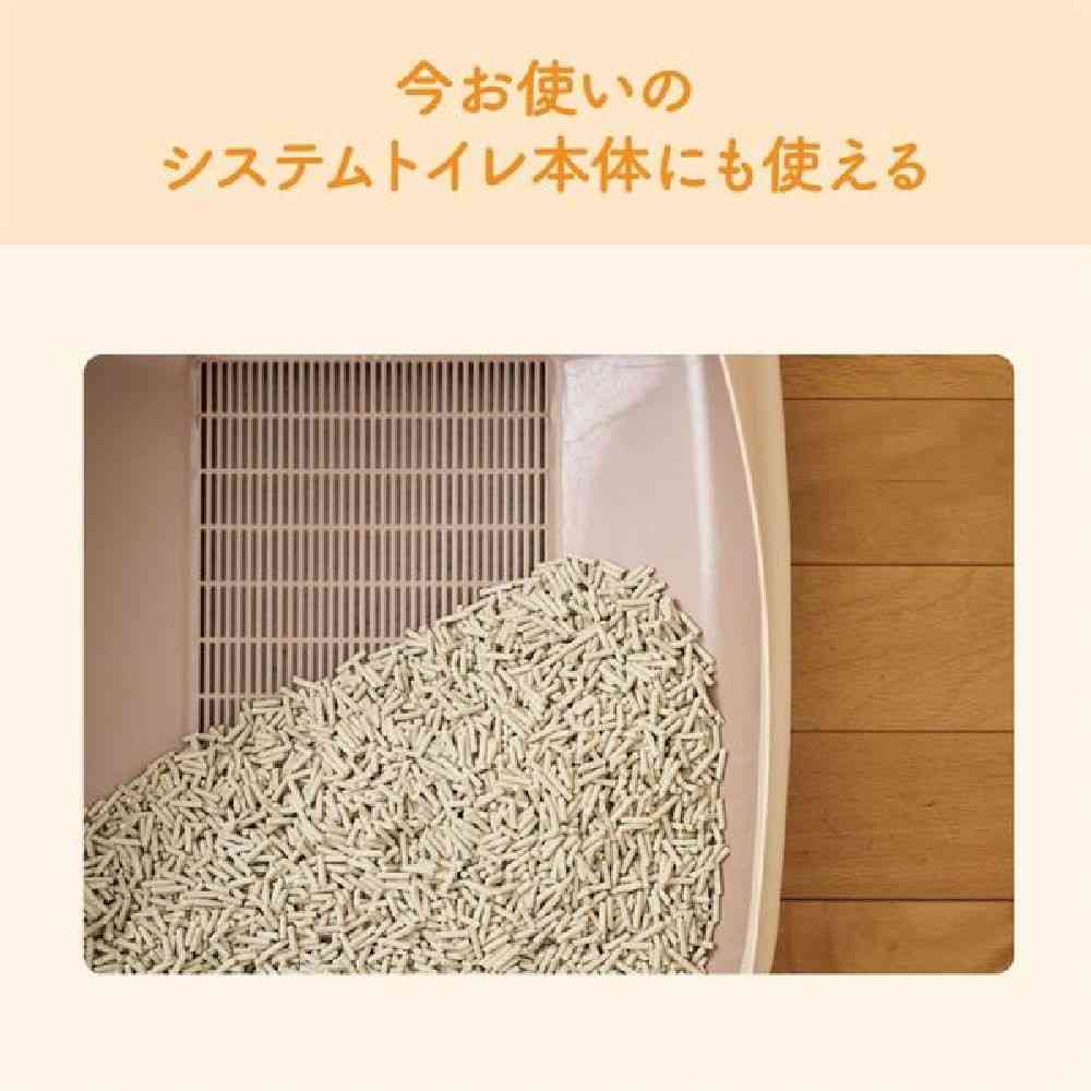 Daio Paper Kimiomoi Powerful Deodorizing & Antibacterial Cat Litter for System Toilets Small Granules 4L