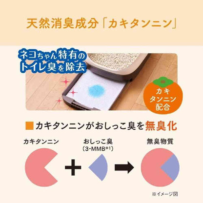 Daio Paper Kimi Omoi Powerful Deodorizing & Antibacterial System Cat Litter Sheets 1 Week Supply 20 Sheets