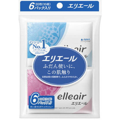Elleair Tissue (Pocket) 10W6P