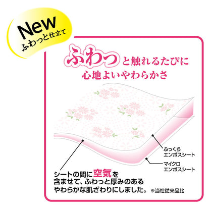 Daio Paper Elleair Toilet Paper Flower Print Double 12 Rolls