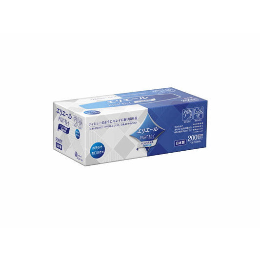 Elleair Plus+ Kirei Paper Hand Towel Box 200W 1P