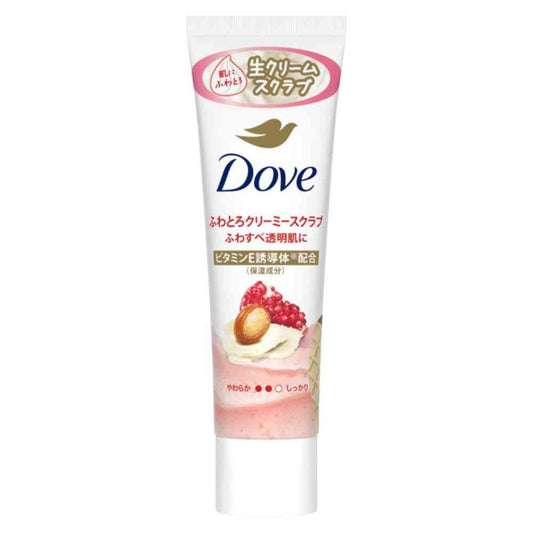 Unilever Dove Fluffy Creamy Scrub Pomegranate & Shea Butter Tube 50g